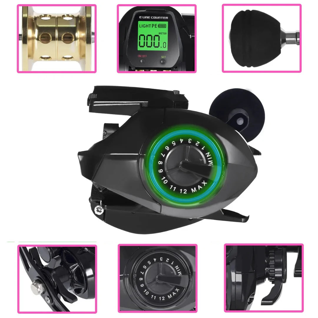 Carretilha DigPRO - 7.2:1 – Drag 10kg