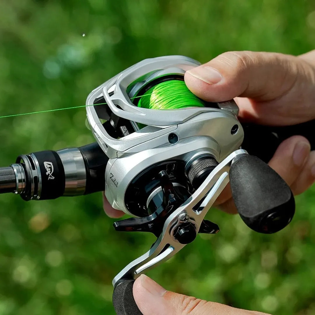 Sistema de alarme sonoro de drag da carretilha FC-2000